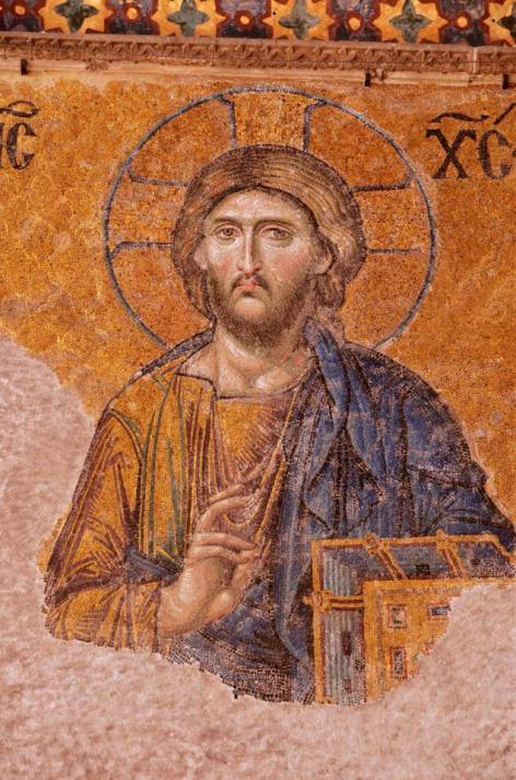 Mosaic from inside the Hagia Sophia