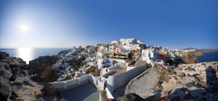 A Panorama of Oia