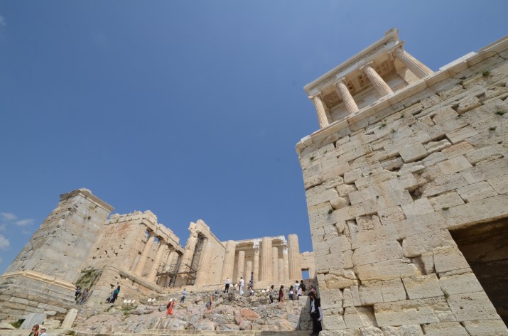Acropolis looking up